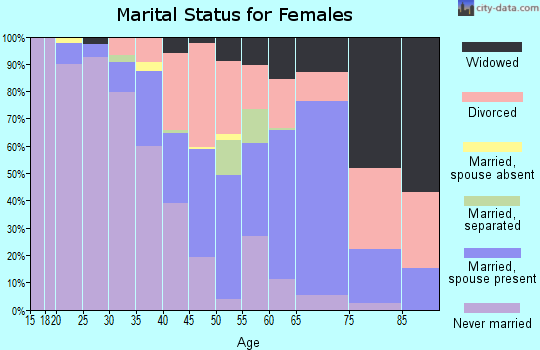 Socorro County marital status for females