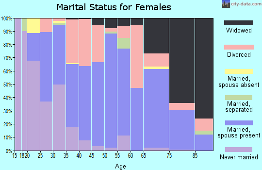 Little River County marital status for females