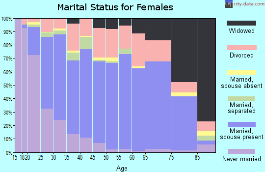 McMinn County marital status for females