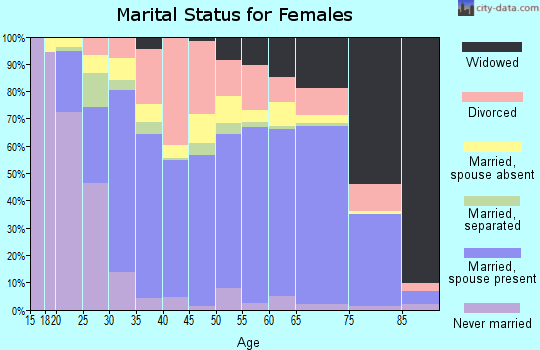 McNairy County marital status for females