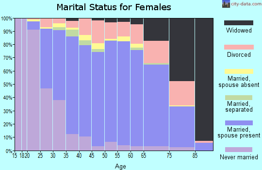 McHenry County marital status for females
