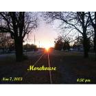 Morehouse: sunset at rairoad tracks