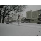 Morganton: Snowy Downtown Morganton, Janurary 2003