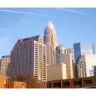 Charlotte: : After leaving the Panther's Fan Appreciation Day in August, I snapped a picture of the city skyline.