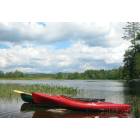 Newcomb: Canoes on the Hudson River, Newcomb, New York