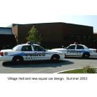 Oak Brook: Oak Brook Police Cars at Village Hall