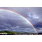 Lake Goodwin: Rainbows over Lake Goodwin, WA