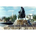 Fairbanks: Fairbanks, Alaska _statue in center of downtown