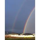 Eagle Point: Gorgeous double rainbow on June 16, 2005