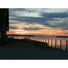 Ephraim: Sunset off Andersons Dock/Ephraim