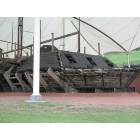 USS Cairo, a Civil War Ironclad that has been restored and is on display at the Vicksburg Military Park
