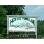 Tupper Lake: Tupper Lake Welcome Sign