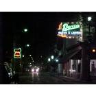 Charleston: : KIng & Broad Street at night