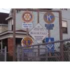 Beaver Falls: : Sign by Morado Dwlgs. on 4th Ave. Fall 2004