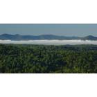 Murphy: : This is a misty morning panorama of Five Forks