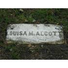 Concord: Grave of author Louisa May Alcott, Concord MA
