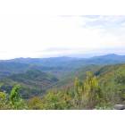 Tellico Plains: : Crossing over the skyway viewing the mountains
