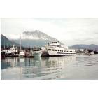 Seward: : Seward port: Star of the Northwest cruiseliner at dock...with great view of glaciers and mtns in background