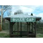 Bulls Gap: gazebo at downtown Bulls Gap, TN.