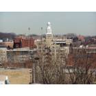 Youngstown: : Home Savings And Loan Tower with YSU dorms in the horizon.