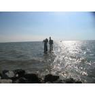 Stevensville: : Looking out at the Chesapeake Bay from Kentmoor Marina, Stevensville