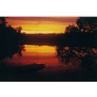 Iron River: Picture of sunset on Camp Lake