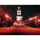 Fayetteville: : Market House at night