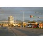 Anchorage: : late September evening near downtown