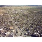 Sheridan: Aerial view of Sheridan, Wyoming - facing Southeast
