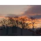 Emmaus: The view of the sunset from the parking lot of the Lehigh Valley Baptist Church