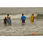 Carpinteria: : kids in the surf