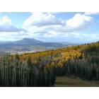 Flagstaff: A view from the San Francisco Peaks, looking down upon the Arizona Snowbowl, (north of Flagstaff by 12 miles)
