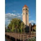 Spokane: : Clocktower in Riverfront Park, downtown Spokane