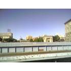 Mount Vernon: City Center seen along North Third Avenue Bridge