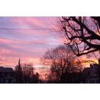 Lansdowne: Sunrise over Midway Avenue in Lansdowne