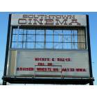 Fort Wayne: : Sign for the former Southtown Cinema at the former Southtown Mall