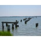 Poquoson: : Remains of pier at Amory's Wharf