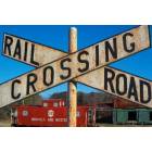 Exmore: : Antique signage on the Eastern Shore Railroad