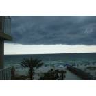 Fort Walton Beach: Storm Cloud Moves Overhead
