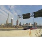 Cleveland: : Skyline from the Interstate