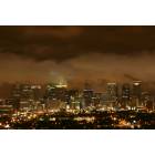 Houston: : houston skyline cloudy night