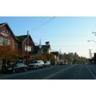 Duvall: A view on of Main Street Duvall, Washington during the fall.