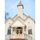 Seymour: : Seymour: small church at Christmas located in Dupont community