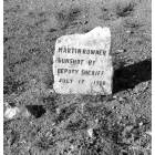Goldfield: Grave marker, Goldfield Cemetery