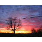Salem: A vibrant sunset in Salem, CT