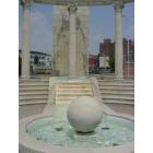 Jackson: water fountain in downtown jackson