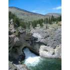 Big Timber: Boulder waterfall