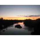 Oroville: : Feather River at sun set