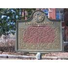 Newnan: : Coweta County Historic Marker - Coweta County Courthouse