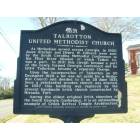 Talbotton: : Talbotton United Methodist Church Historic Marker